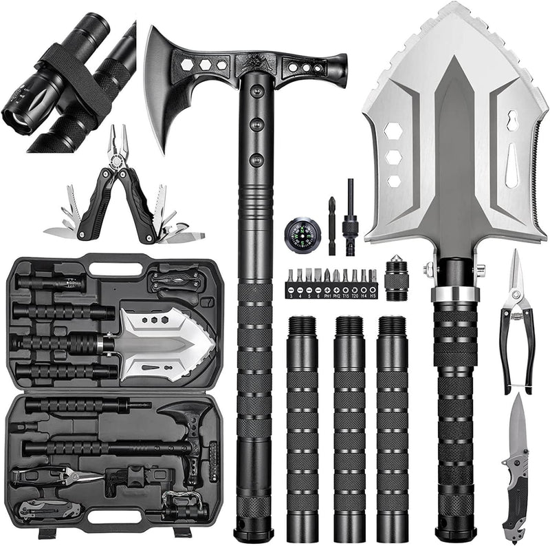 Kit de pelle multi-outils de survie 28 en 1