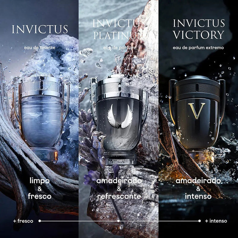 Invictus Platinum Paco Rabanne –  Parfum pour homme – Eau de Parfum - 100ml