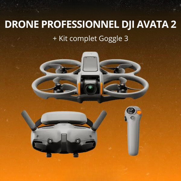 Drone professionnel DJI Аvаtа 2 + Kit complet Goggles 3!